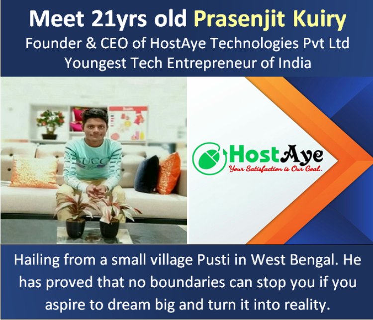 Meet 21-year-old Prasenjit Kuiry, Youngest Tech Entrepreneur of India