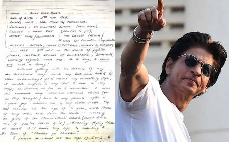 Shah Rukh Khan’s old handwritten essay goes viral: Check it out